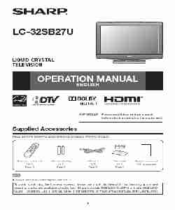 Sharp Flat Panel Television LC 32SB27U-page_pdf